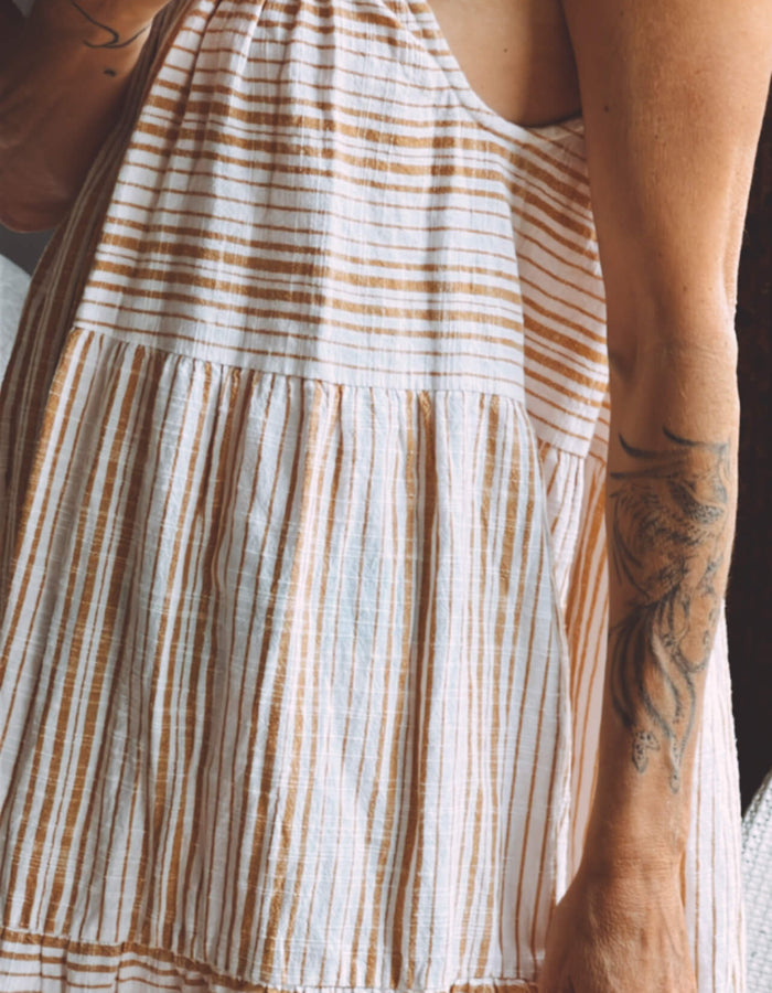 SPELL & THE GYPSY COLLECTIVE // Lady Palm Strappy Mini Dress // Small