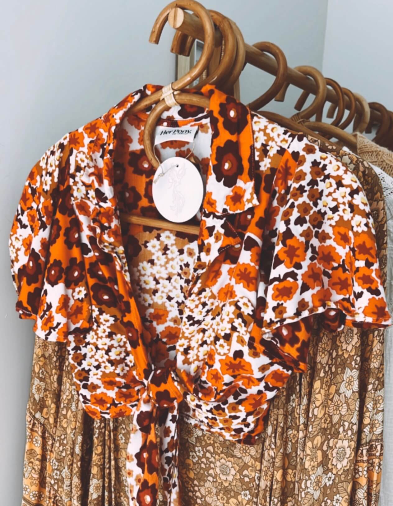 HER PONY THE LABEL // Cropped Blouse // Size 6