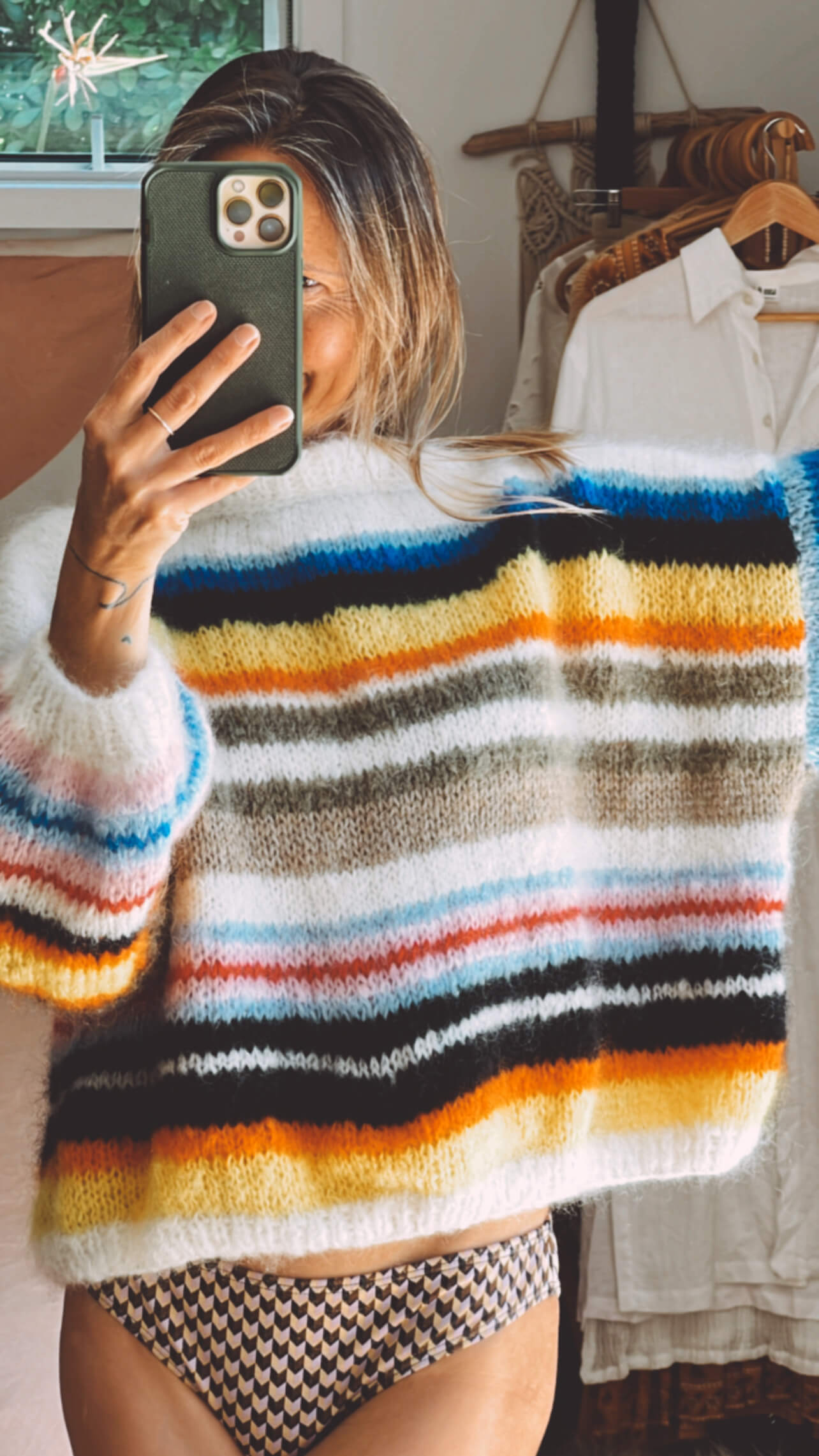 WORN + WILDER // The Stripy Cropped Crew // Custom Order