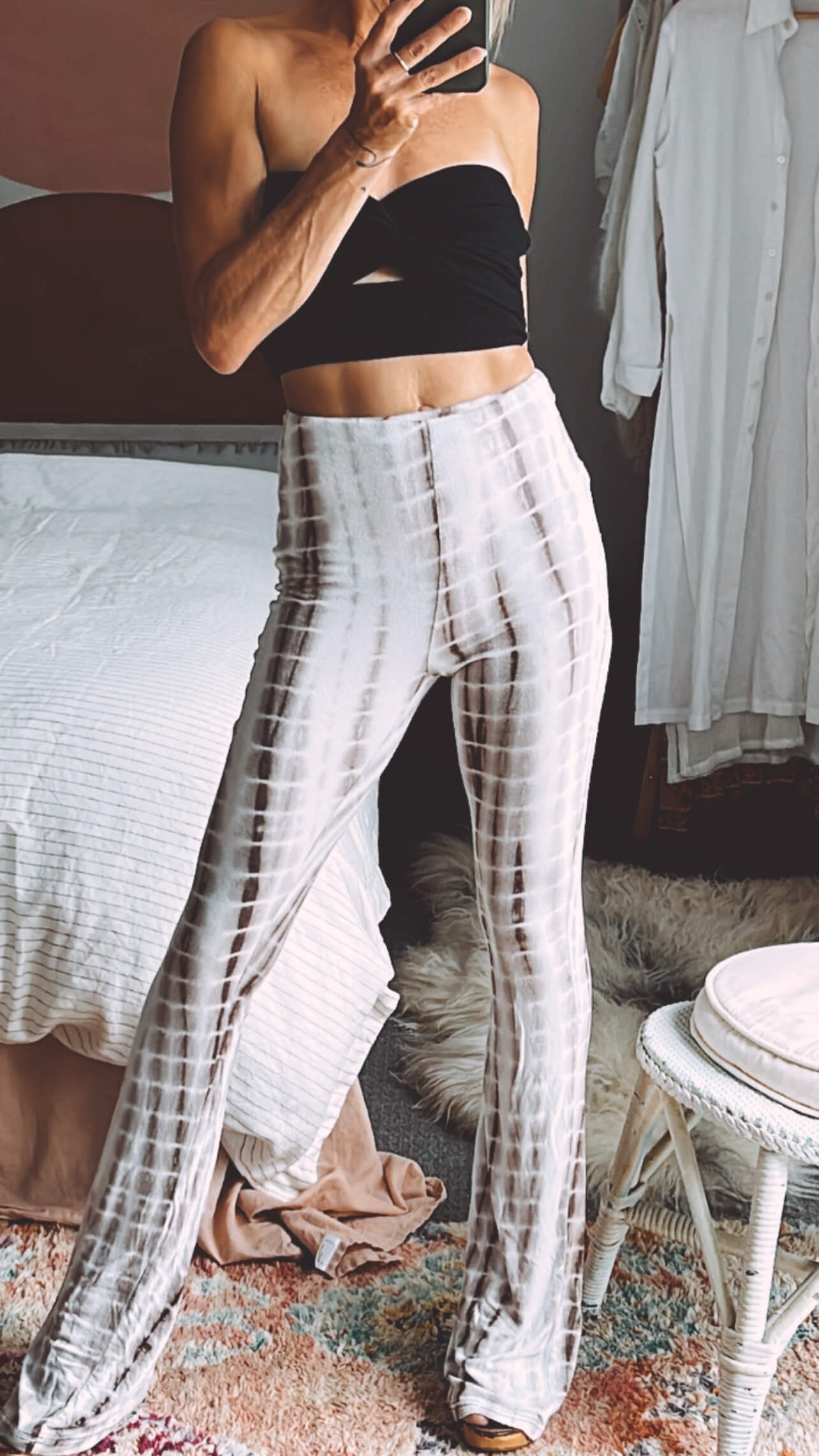 TIGER MIST // Tie-Dye Flares // XXS