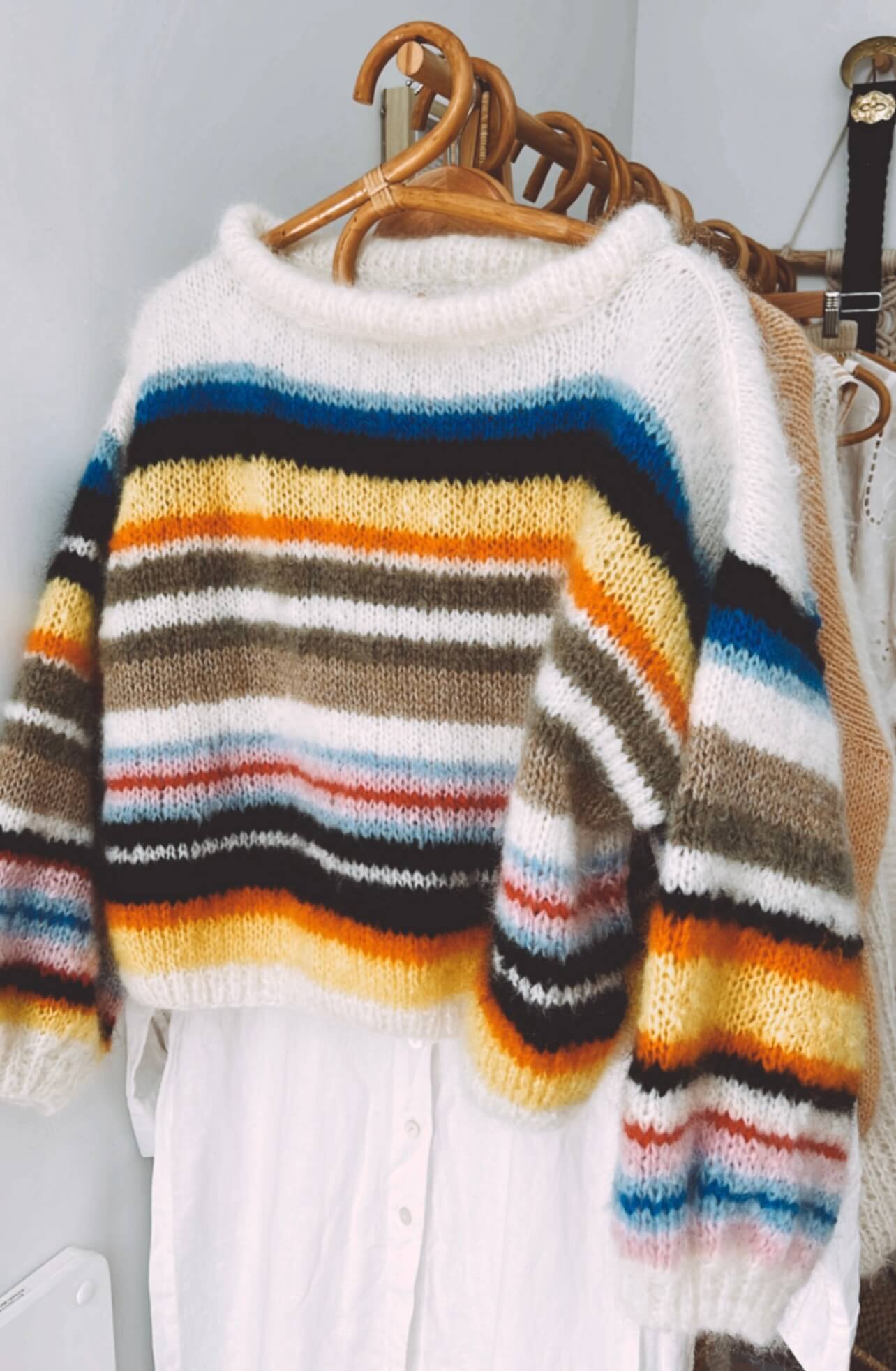 WORN + WILDER // The Stripy Cropped Crew // Custom Order