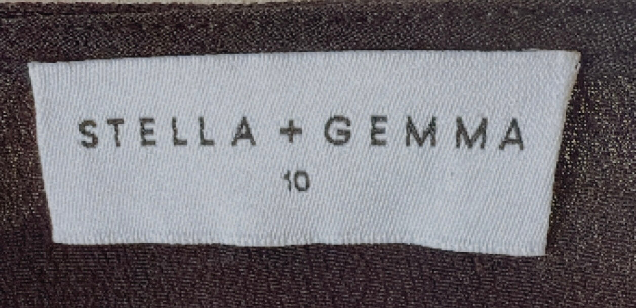 STELLA + GEMMA // Wrap Maxi Dress // Black // Size 10