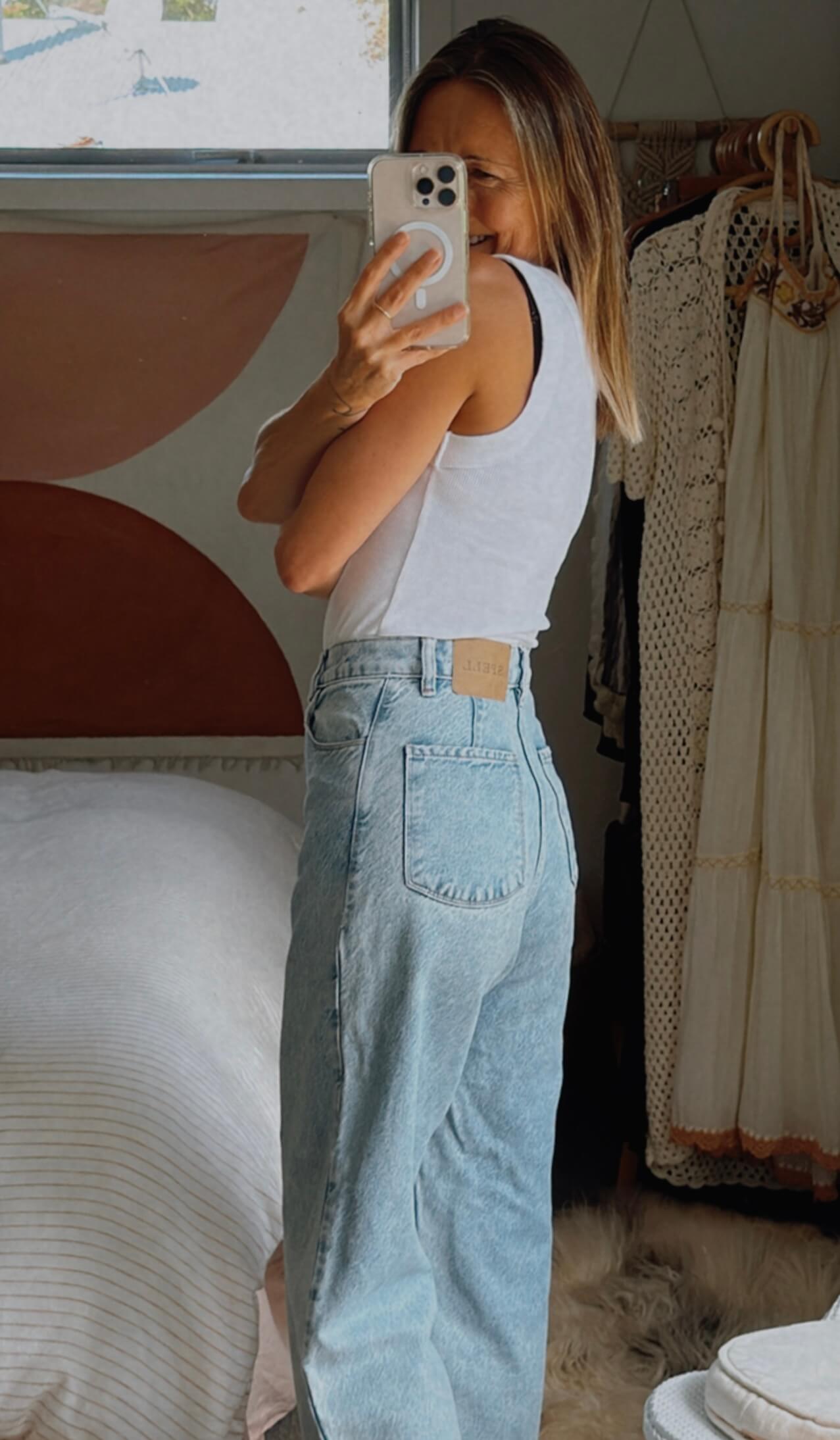 SPELL & THE GYPSY COLLECTIVE // Wide Legged Jeans // Pale Blue // XS