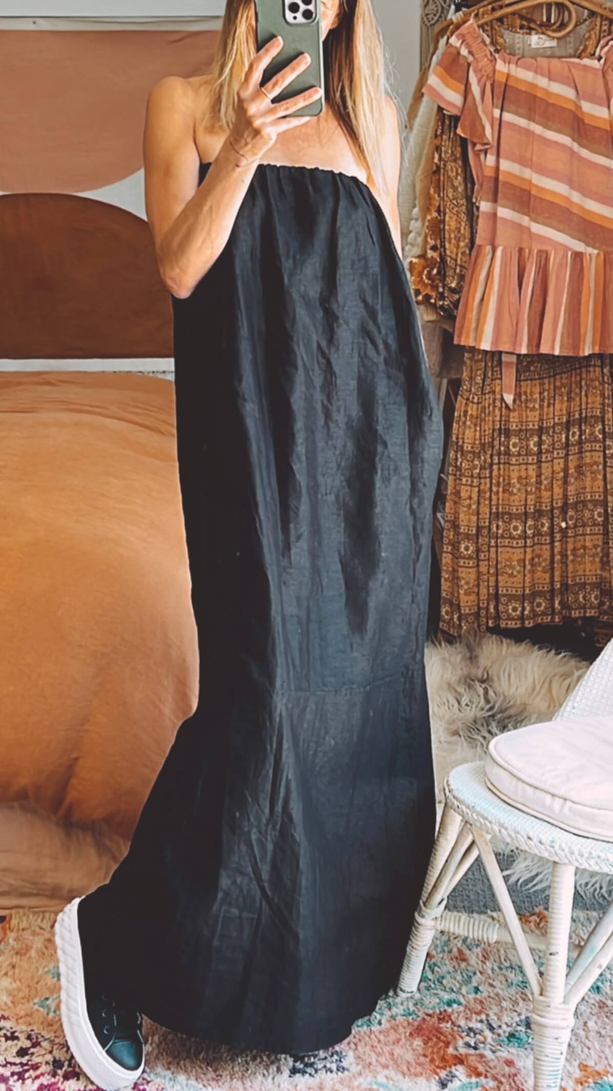 MARLE // Jean Dress // Black // S/M