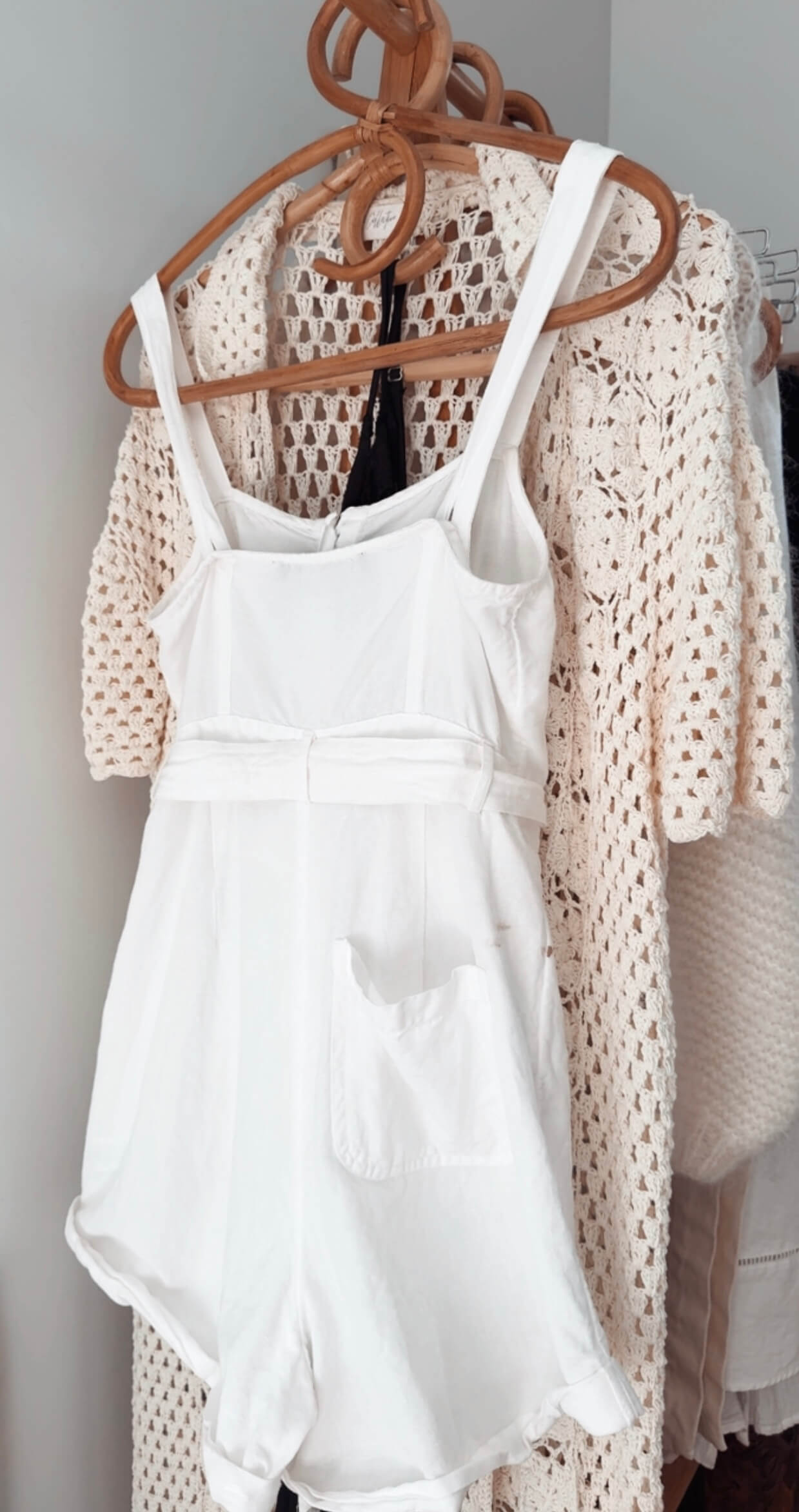 GLASSONS // White Romper // Size 8