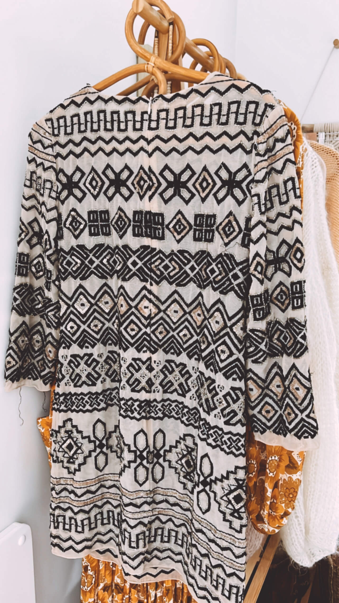 NEEDLE & THREAD // Beaded Mini Dress // Size 8