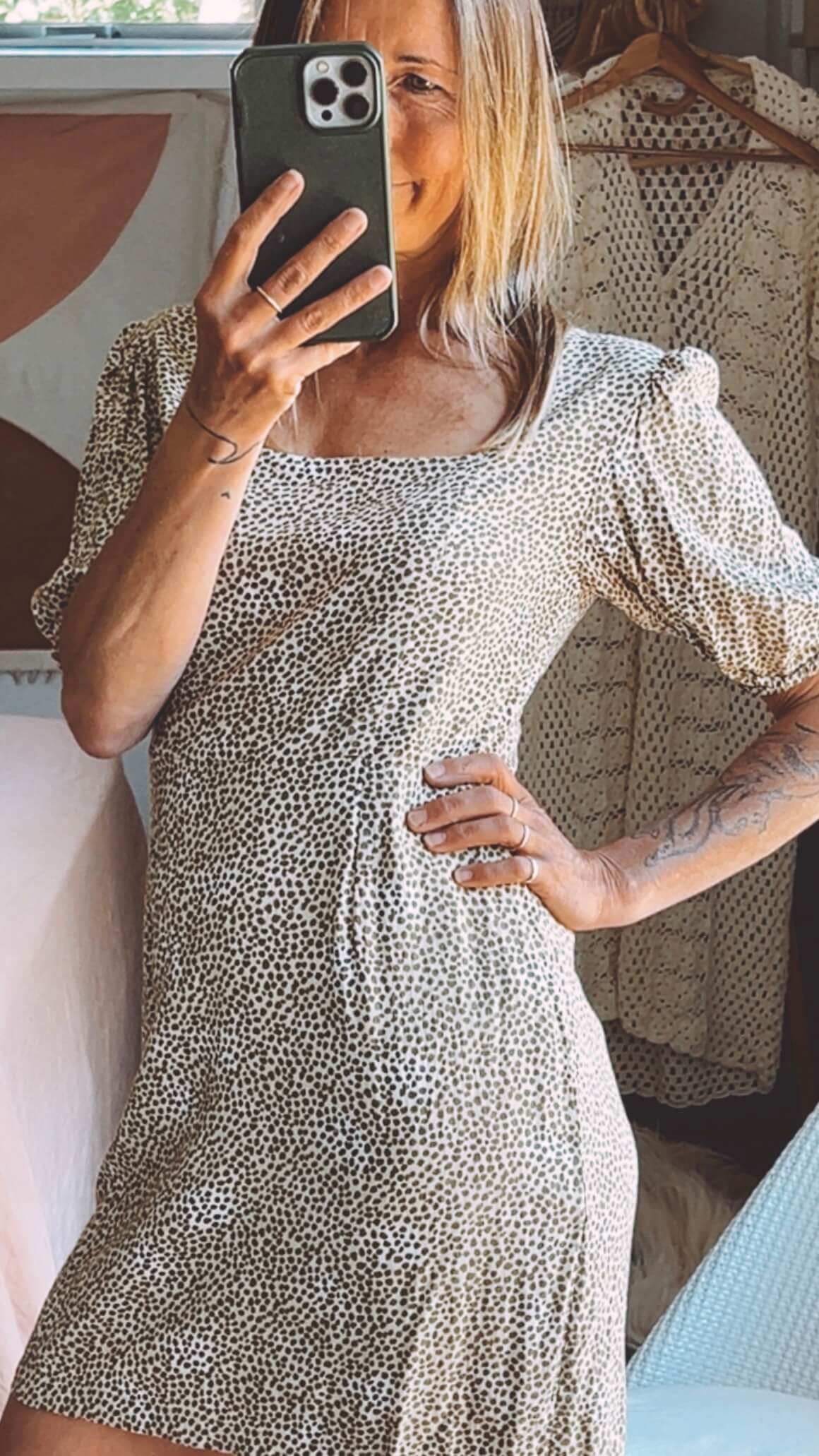 BAREFOOT BLONDE // Harper Mini Dress // Small