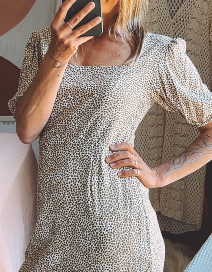 BAREFOOT BLONDE // Harper Mini Dress // Small