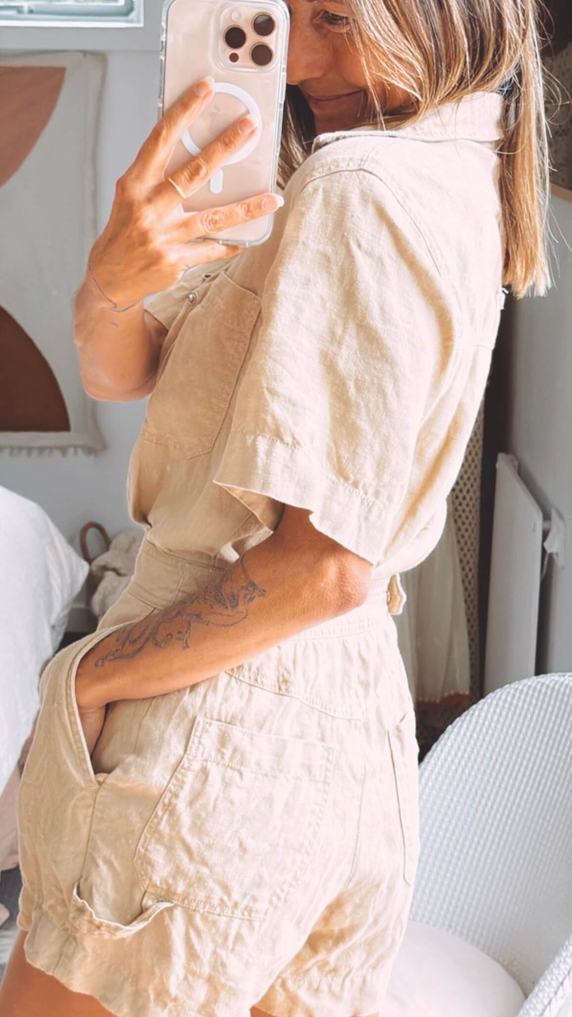 JAG // Linen Jumpsuit // XS