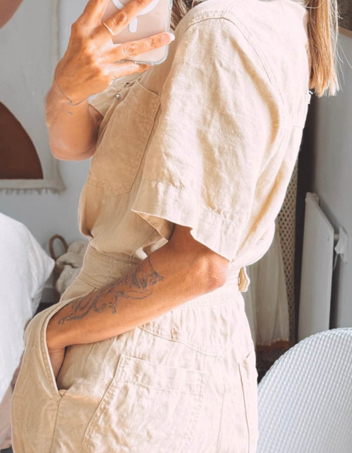 JAG // Linen Jumpsuit // XS