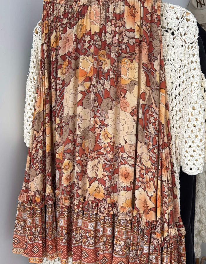 SPELL & THE GYPSY COLLECTIVE // Amethyst Frill Skirt // XS