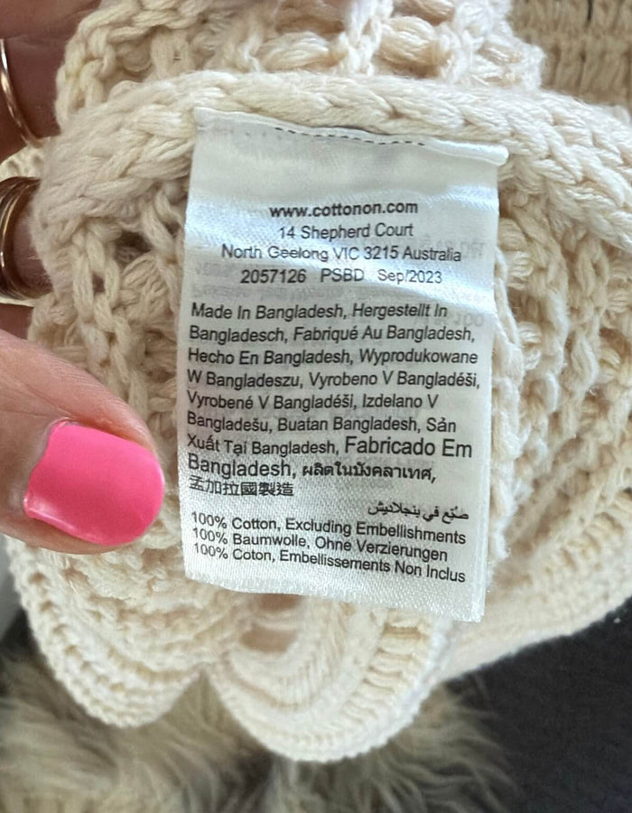 COTTON ON // Crochet Skirt // Large