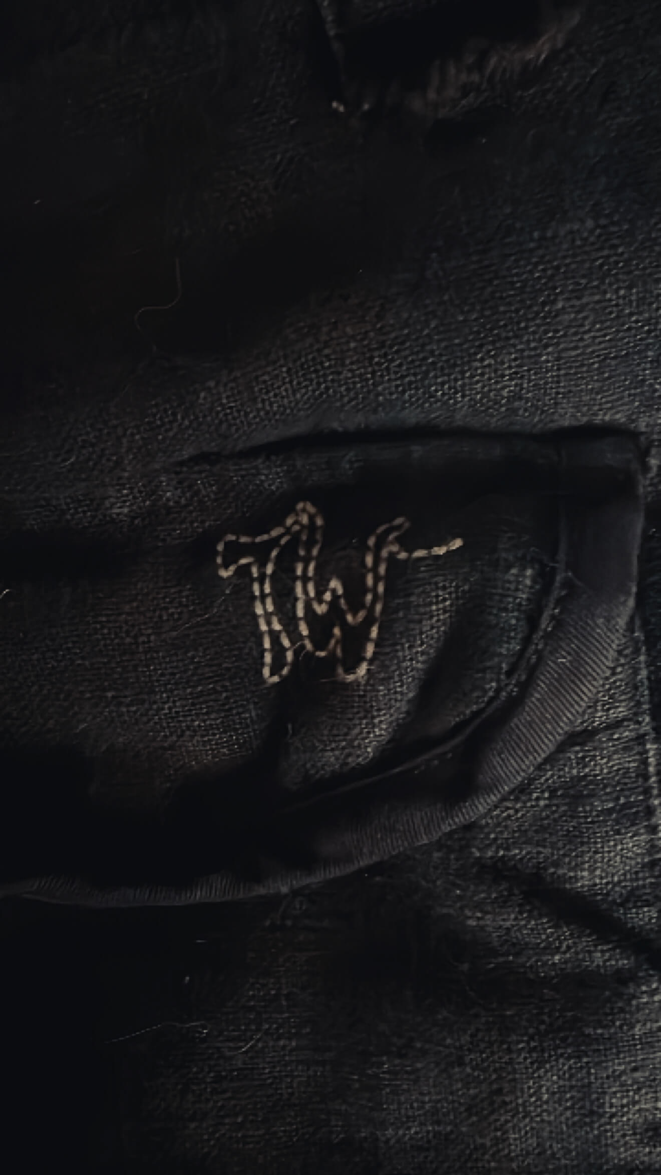 TOM WOLFE // Wide Legged Ramie Pants // Chocolate // Small