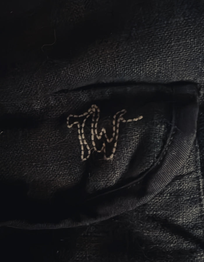 TOM WOLFE // Wide Legged Ramie Pants // Chocolate // Small