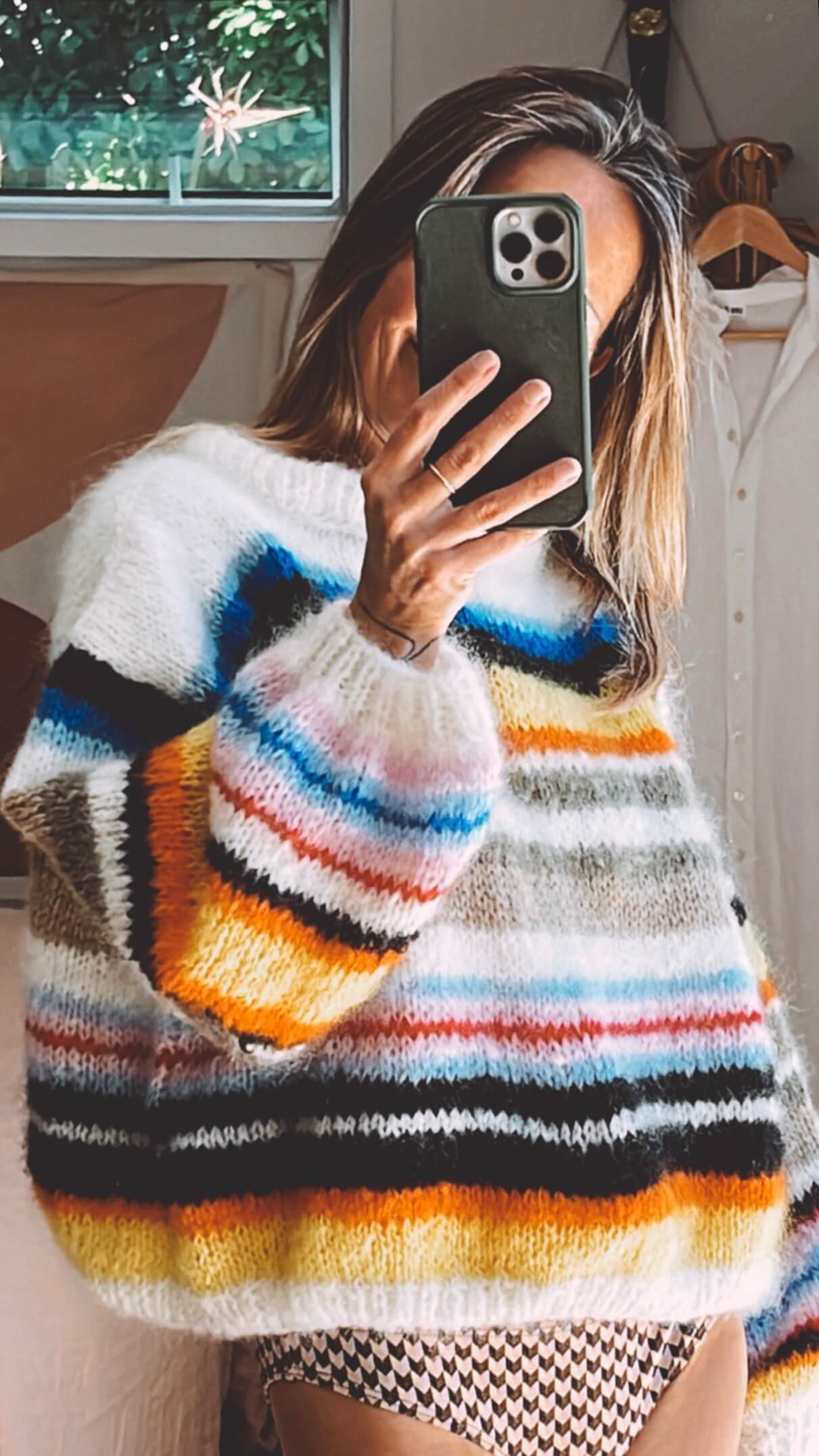 WORN + WILDER // The Stripy Cropped Crew // Custom Order