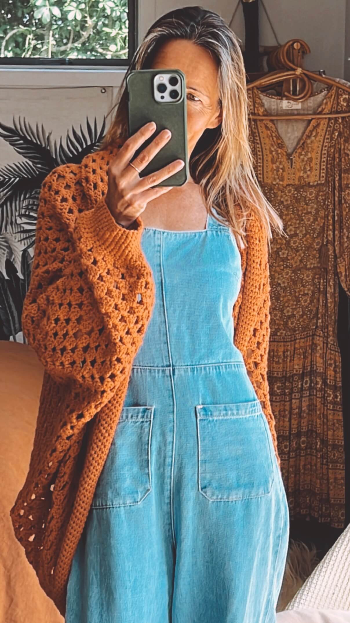 Oversized Crochet Cardi // Free Size