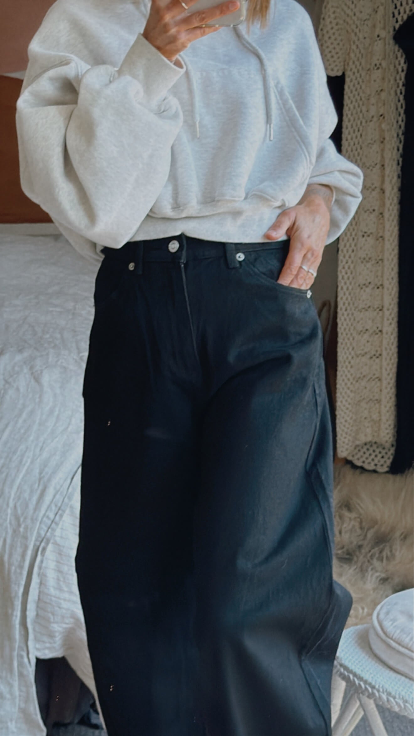 ROLLA'S // Gigi Barrel Jean // Forever Black