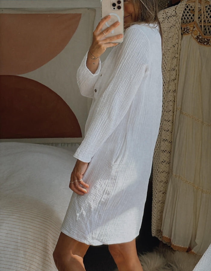 ZANZEA // Shirt Dress // Small