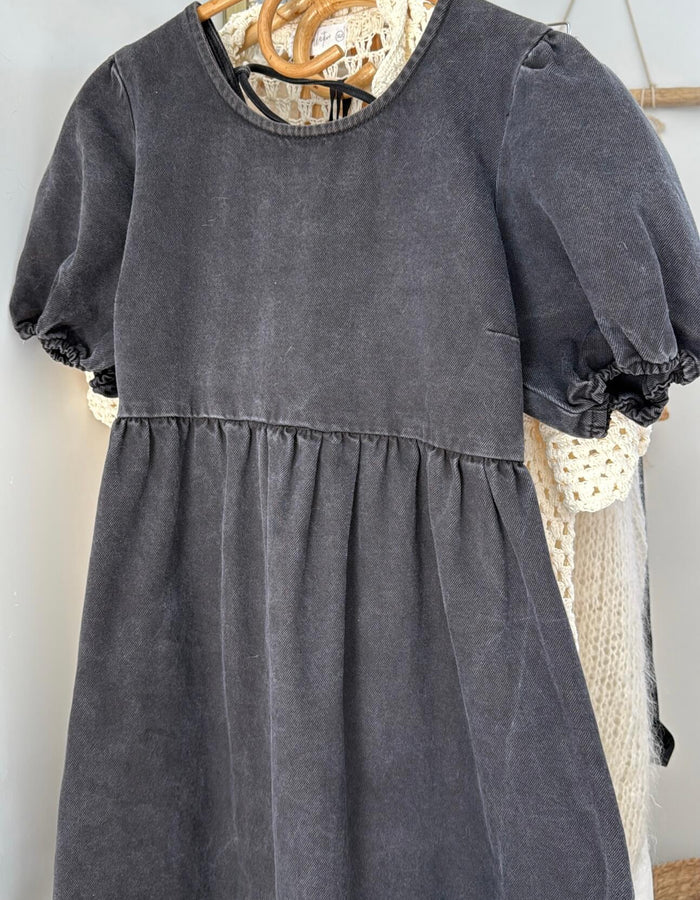 COTTON ON // Black Denim Mini Dress // S/M