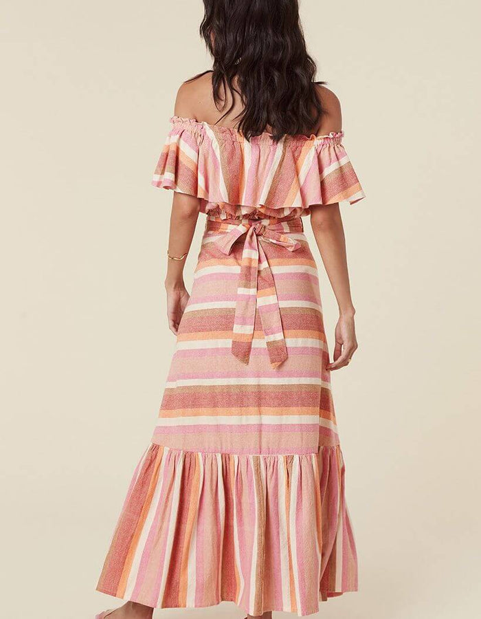 SPELL & THE GYPSY COLLECTIVE // Carnival Wrap Skirt // Sherbert Stripe // Medium