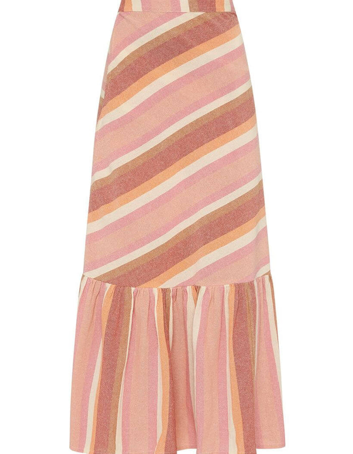 SPELL & THE GYPSY COLLECTIVE // Carnival Wrap Skirt // Sherbert Stripe // Medium