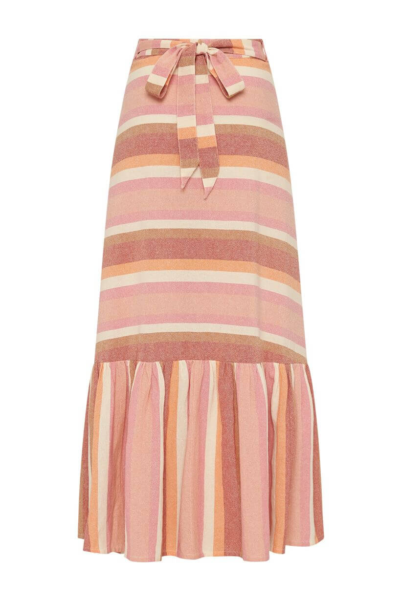 SPELL & THE GYPSY COLLECTIVE // Carnival Wrap Skirt // Sherbert Stripe // Medium