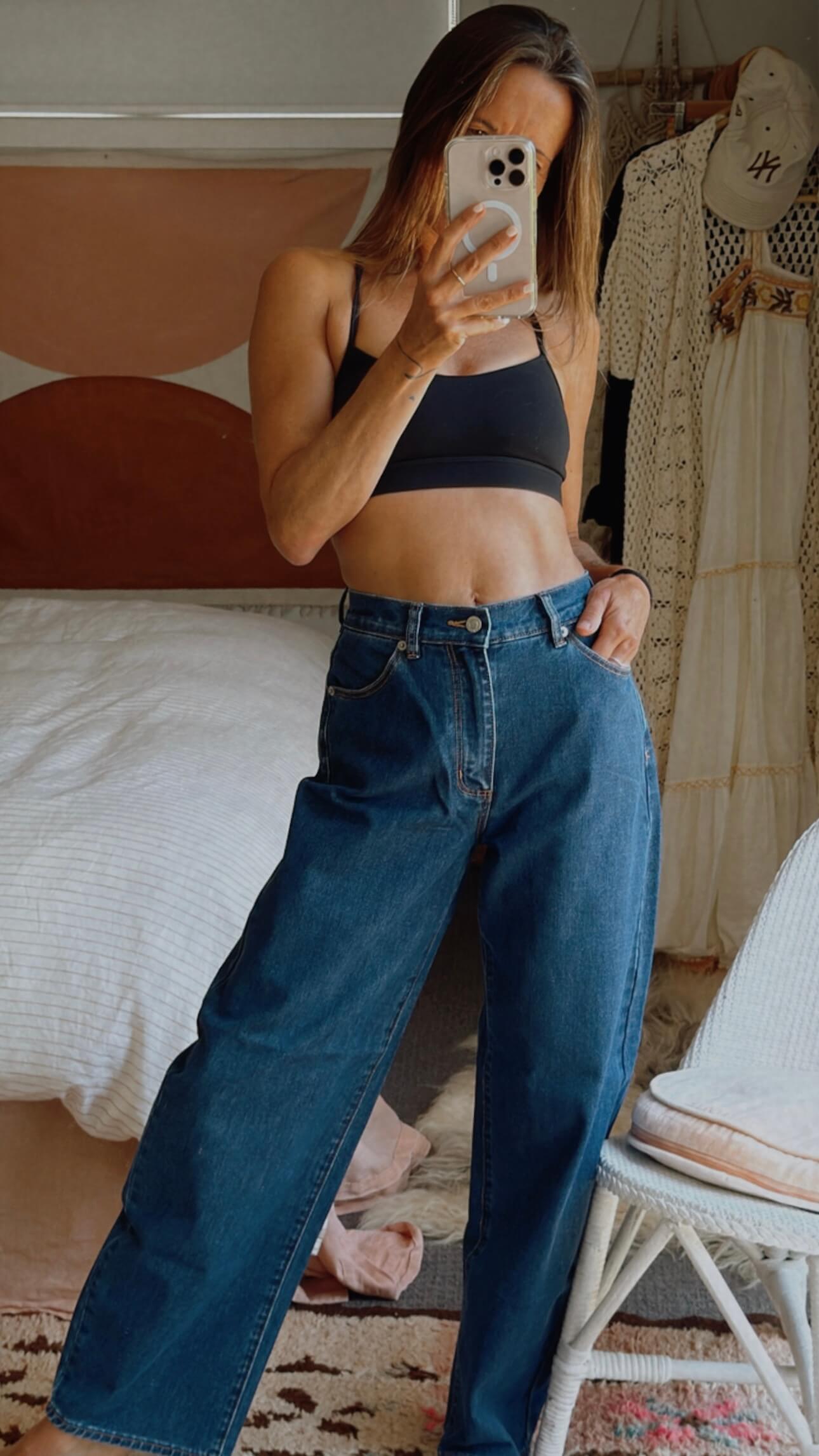 ROLLA'S Gigi Barrel Jean // Forever Blue