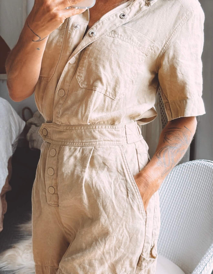 JAG // Linen Jumpsuit // XS