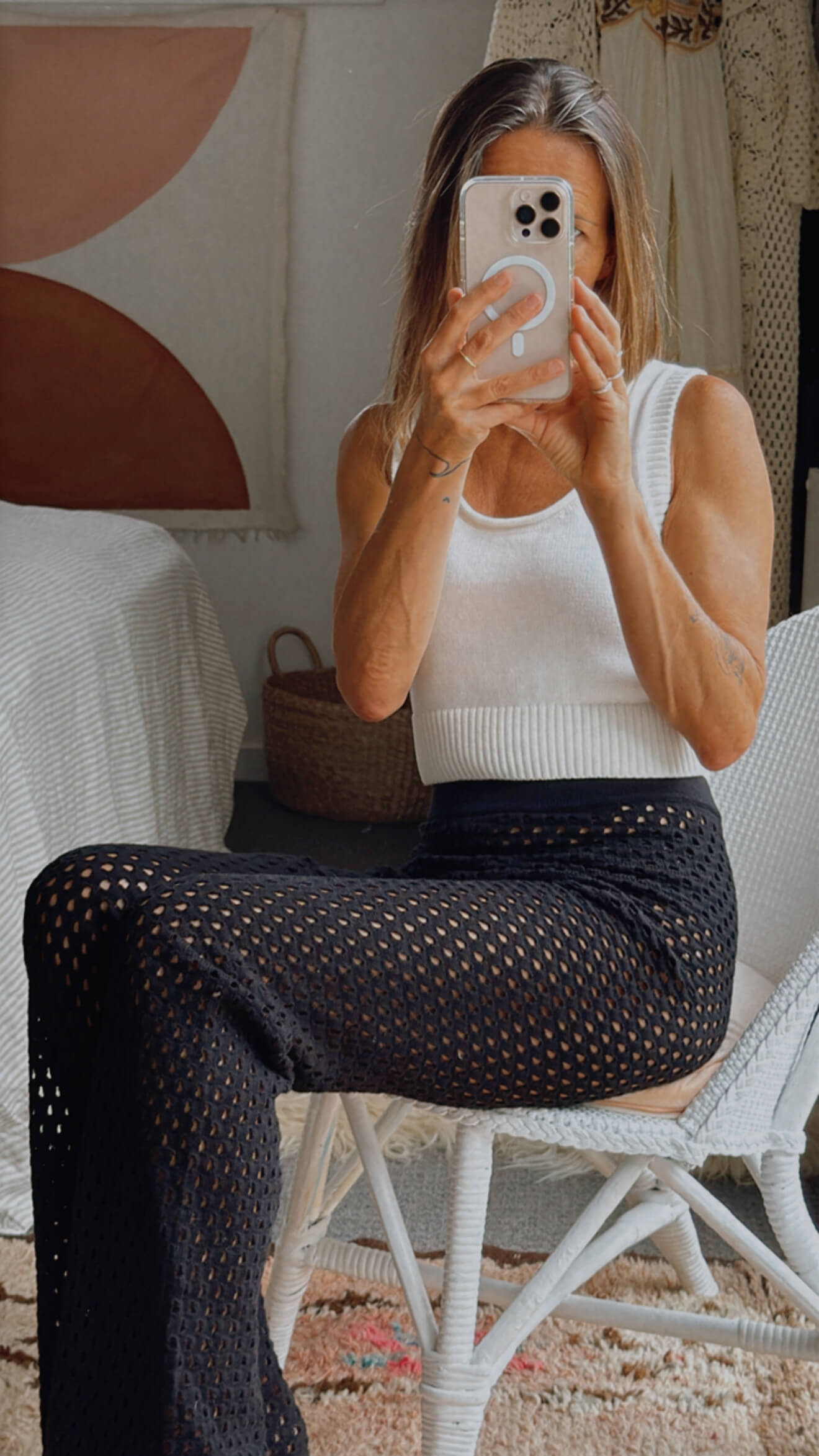 ROWIE THE LABEL // Chello Knit Pants // Noir // Size: XS