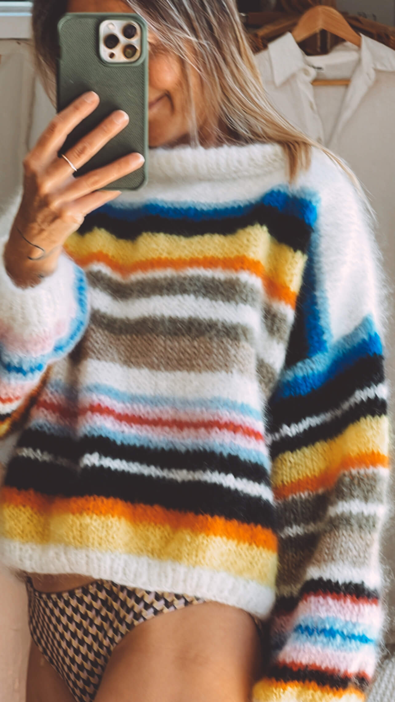 WORN + WILDER // The Stripy Cropped Crew // Custom Order