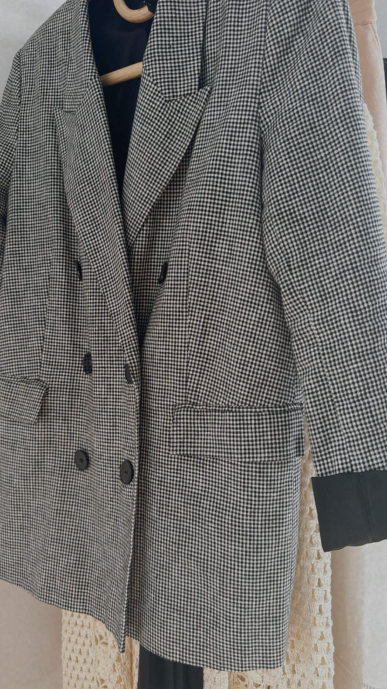 DECJUBA // Herringbone Blazer // Linen Blend // Size 10