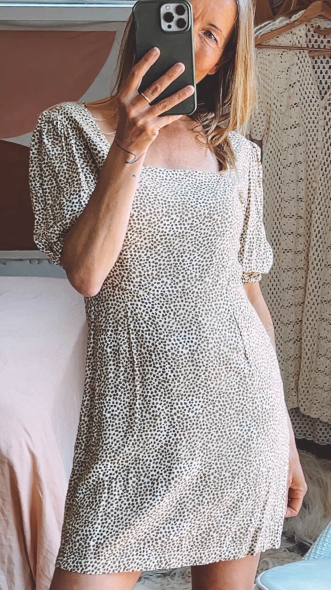 BAREFOOT BLONDE // Harper Mini Dress // Small