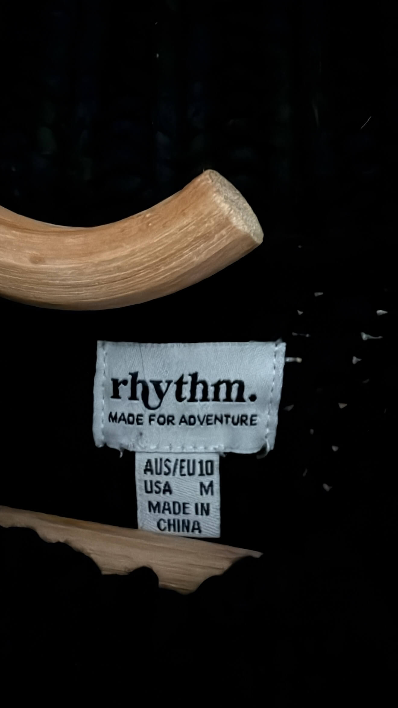 RHYTHM // Black Jersey // Medium