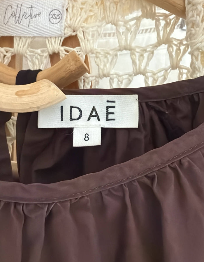 IDAĒ // Balloon Blouse // Chocolate // Size 8