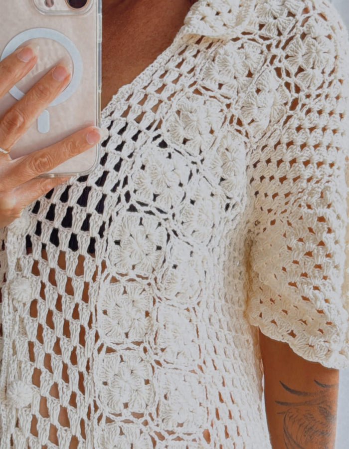 PALM COLLECTIVE // Crochet Maxi Dress