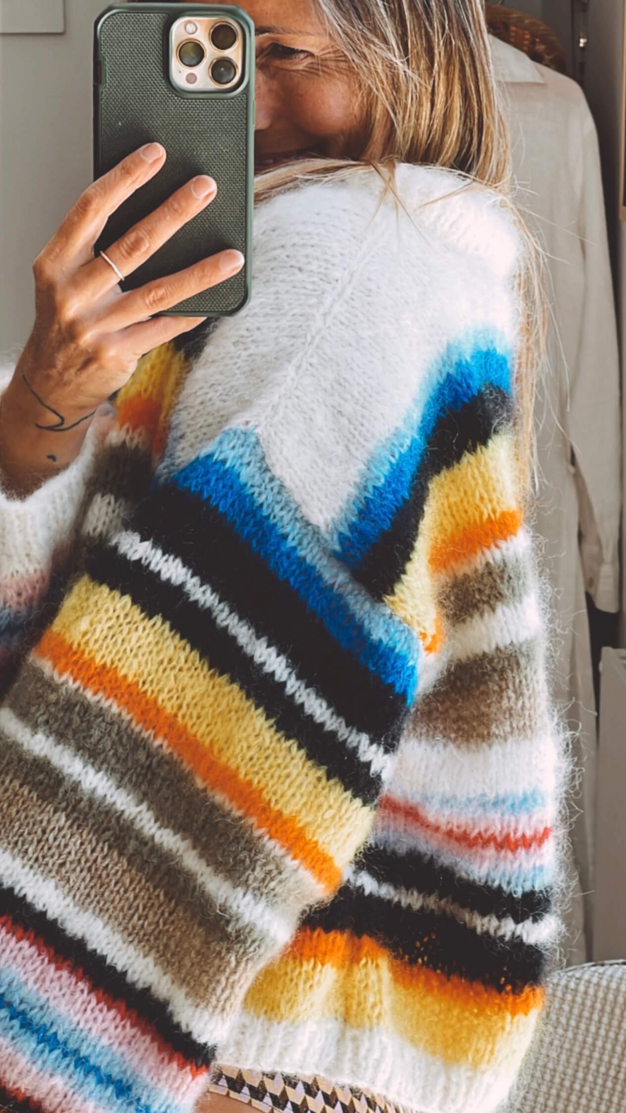 WORN + WILDER // The Stripy Cropped Crew // Custom Order