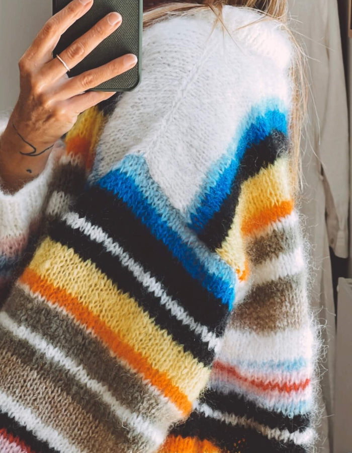 WORN + WILDER // The Stripy Cropped Crew // Custom Order