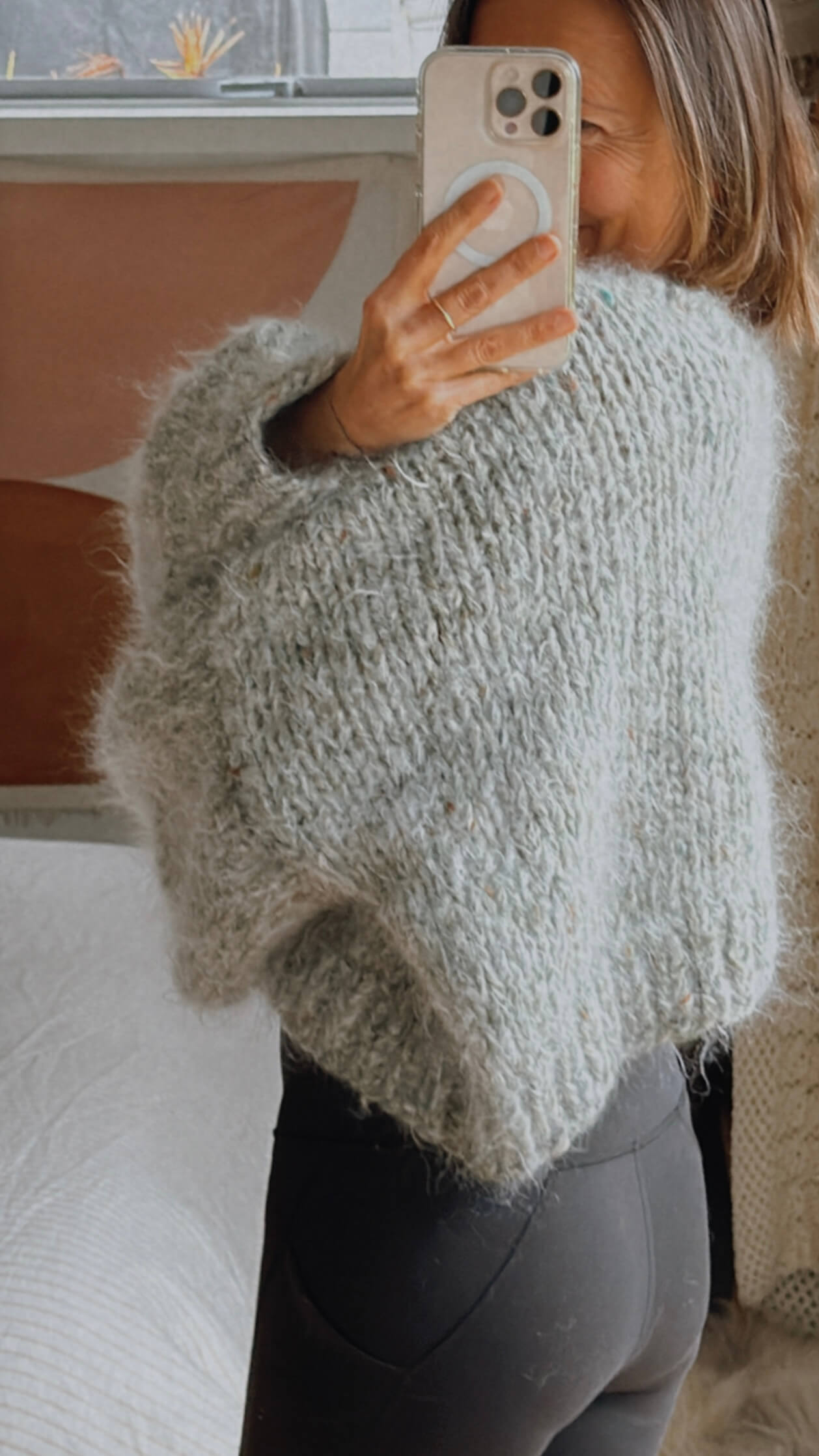ITCHY KNITS Cropped Jersey // Mohair blend // S/M