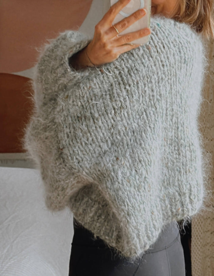 ITCHY KNITS Cropped Jersey // Mohair blend // S/M