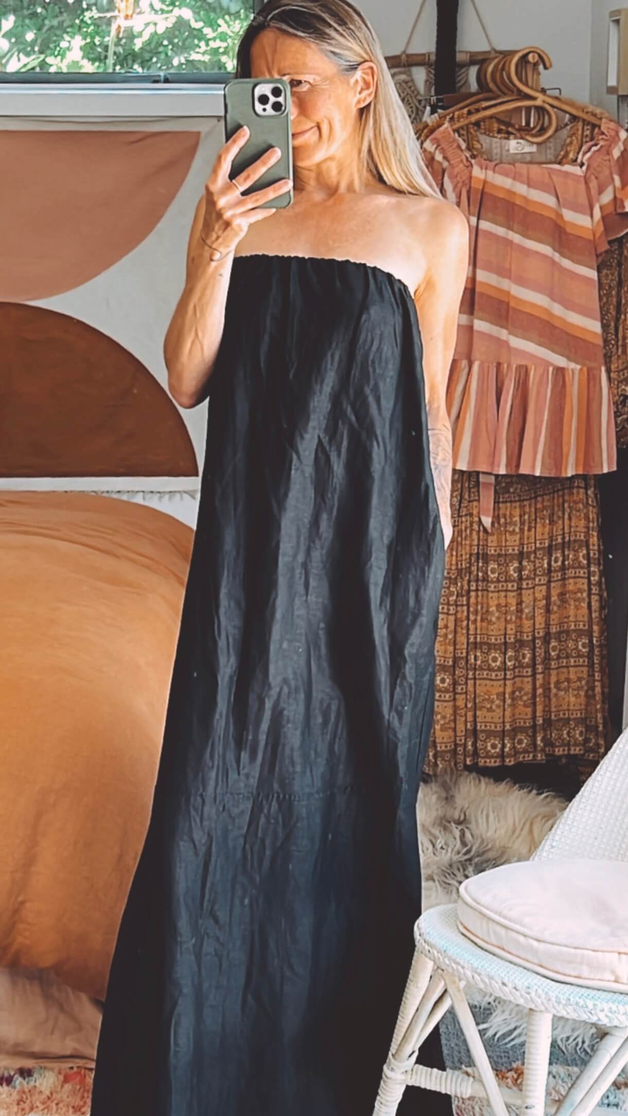 MARLE // Jean Dress // Black // S/M