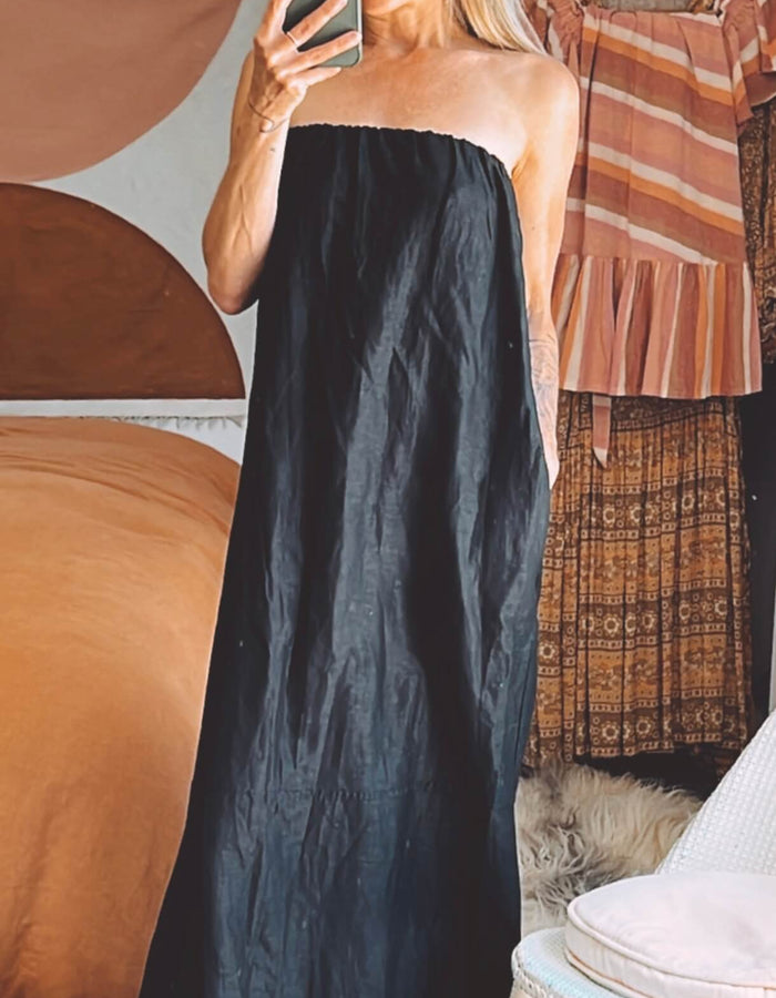 MARLE // Jean Dress // Black // S/M
