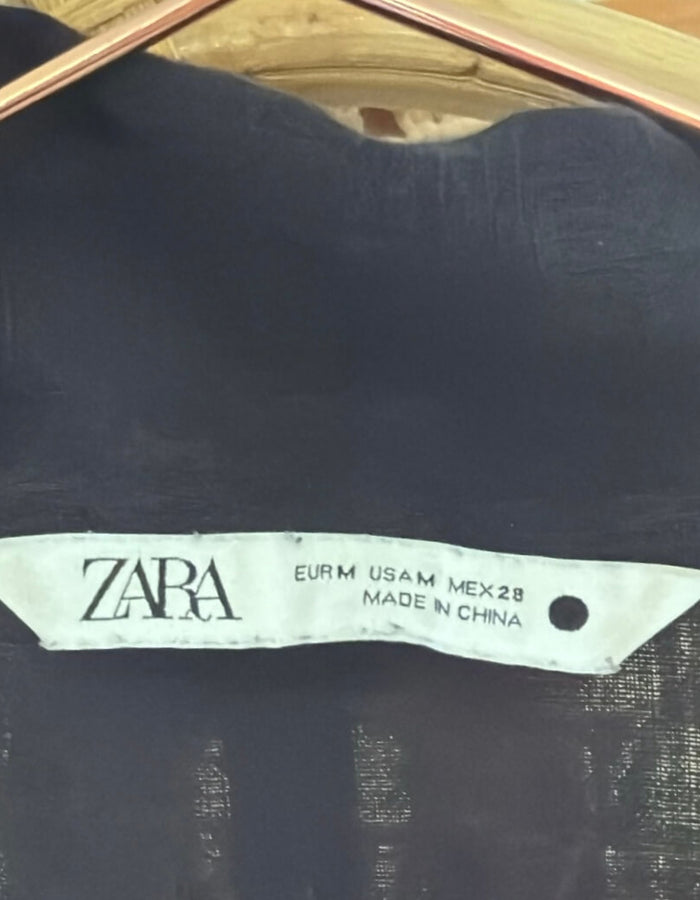 ZARA // Shirt Dress // Black // Medium