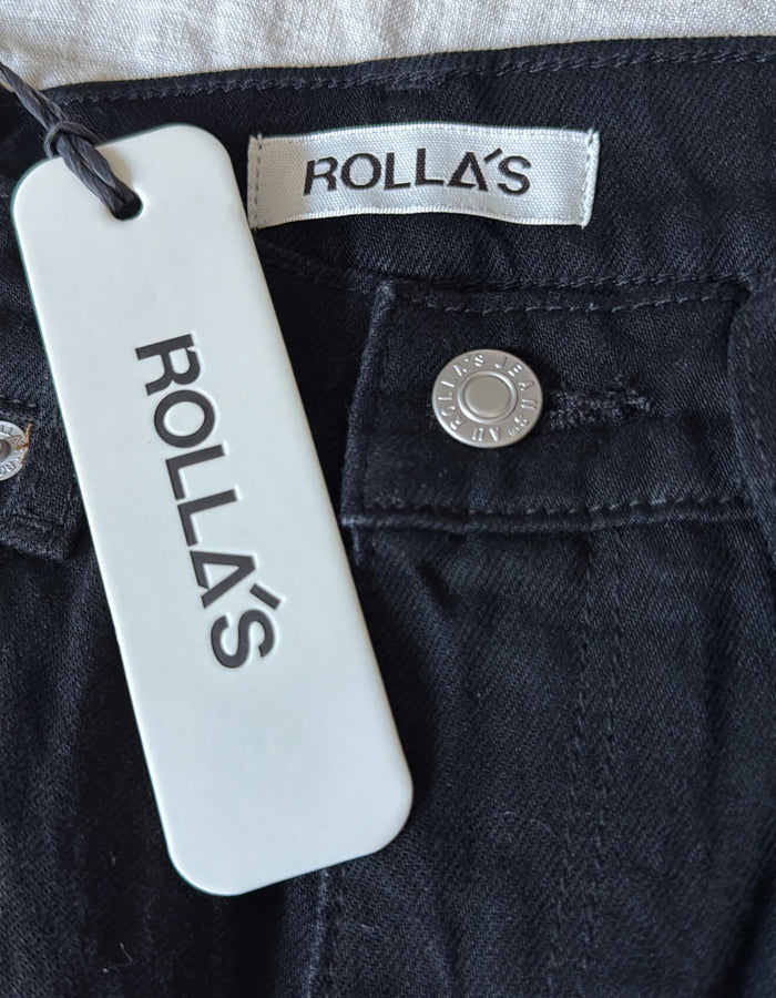 ROLLA'S // Gigi Barrel Jean // Forever Black