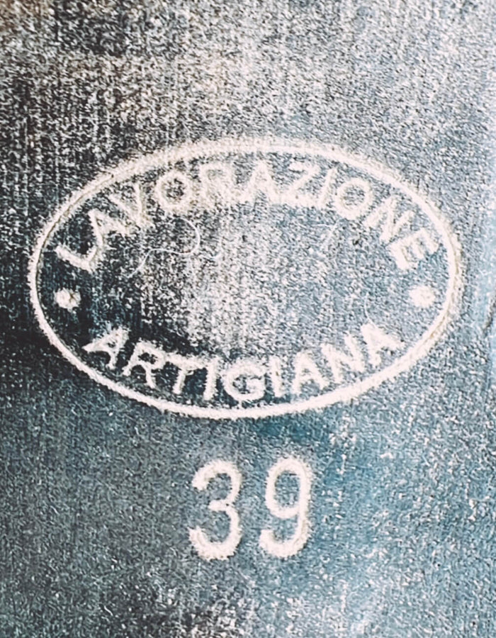 Tan Leather Knee-High Boots by Lavorazione Artigiana // Size 39