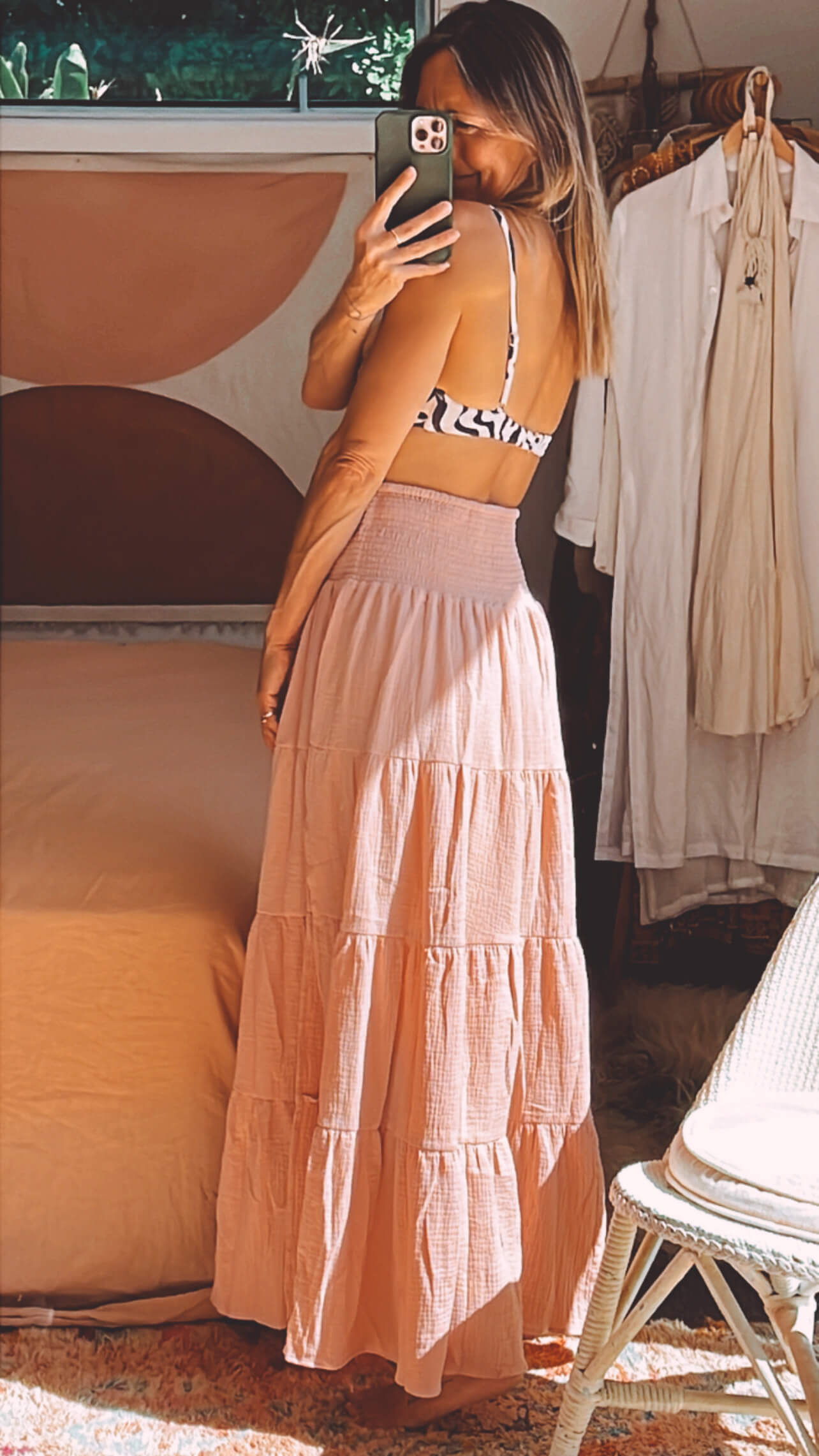 TANAH FOLK // Pheonix Skirt // Peony // S/M