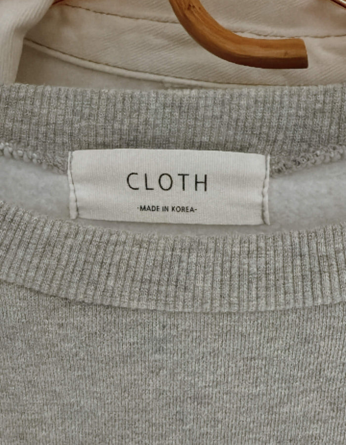 CLOTH // Sweatshirt Dress // Grey // Small