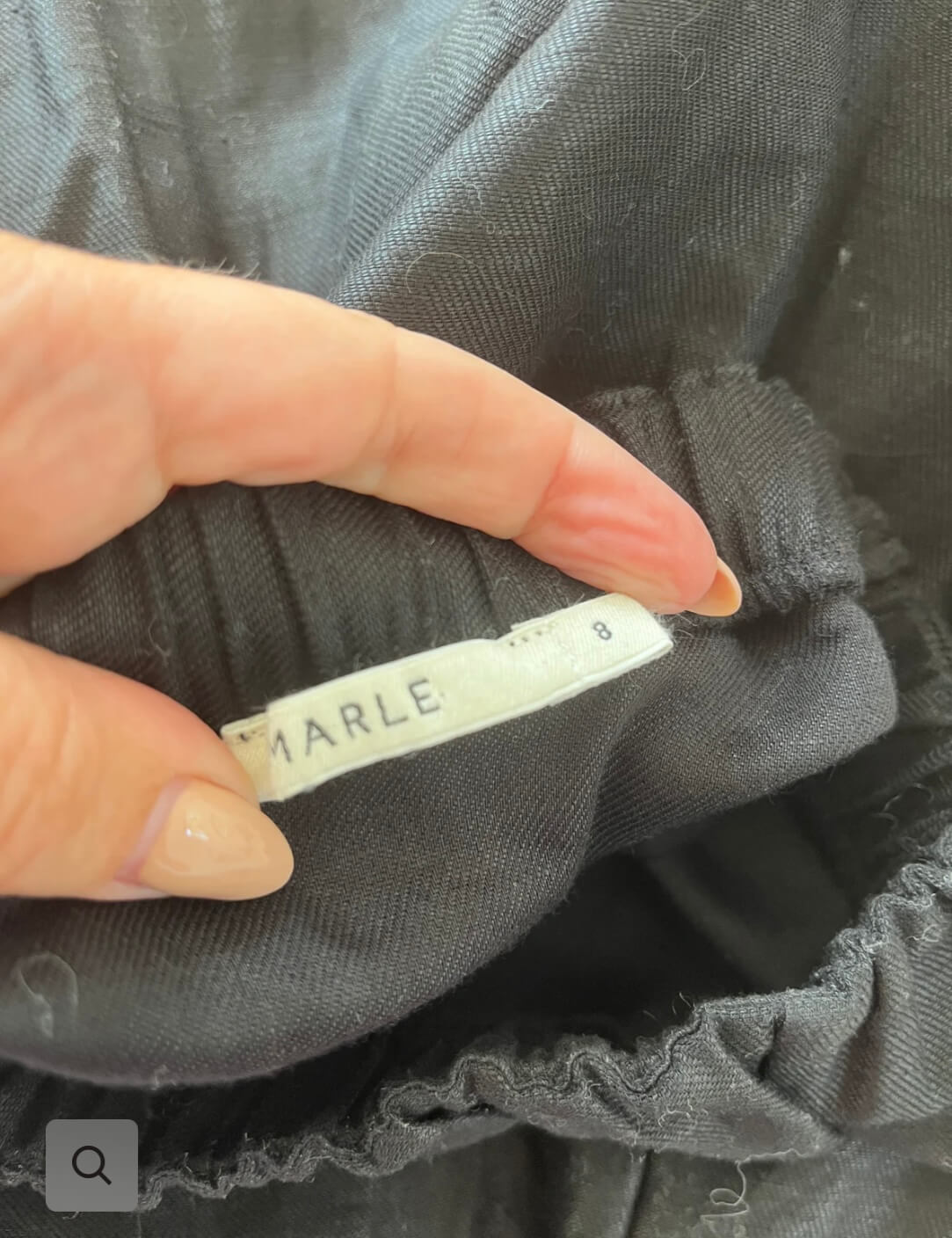 MARLE // Jean Dress // Black // S/M