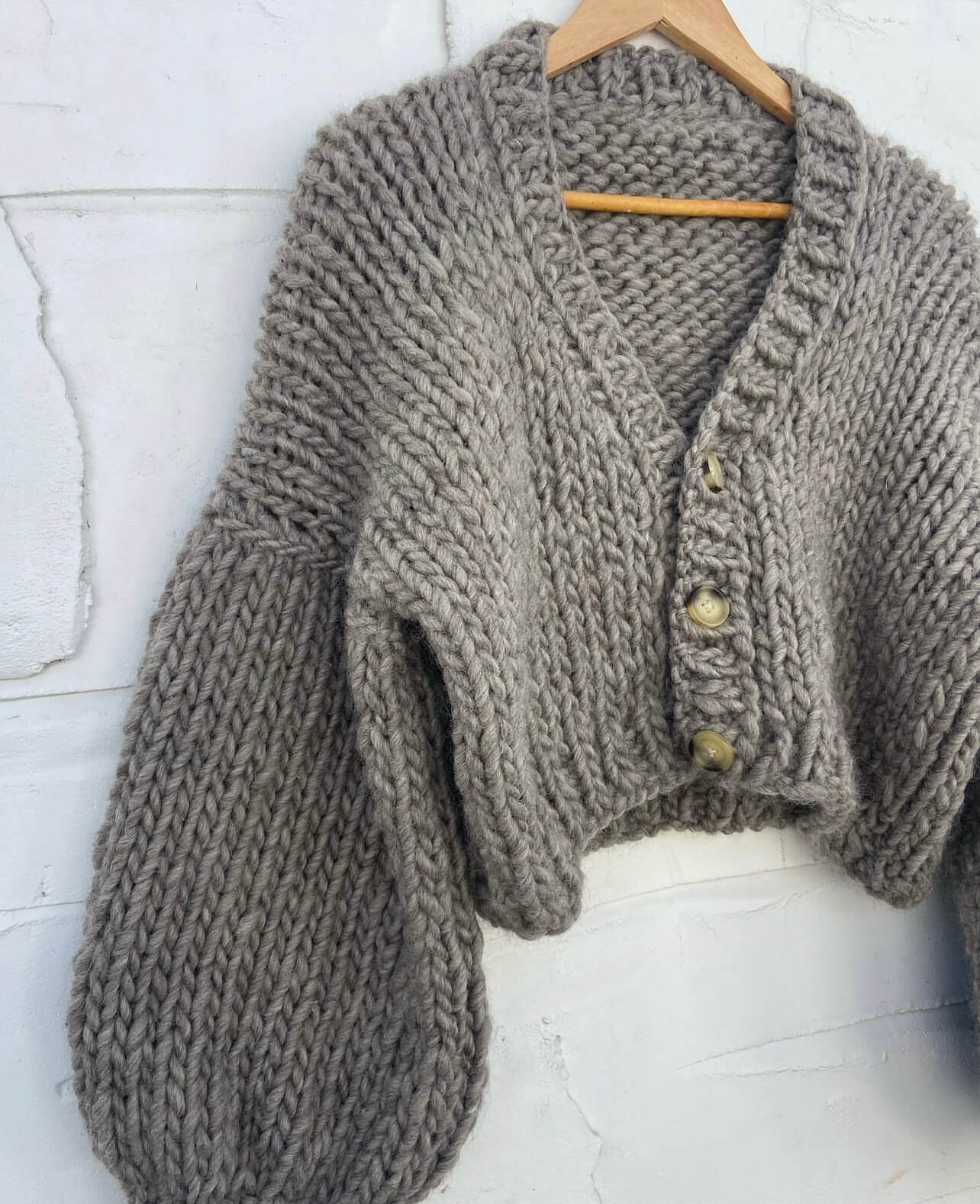 WORN + WILDER // The Basic Cardi // Grey