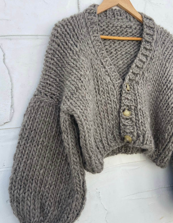 WORN + WILDER // The Basic Cardi // Grey