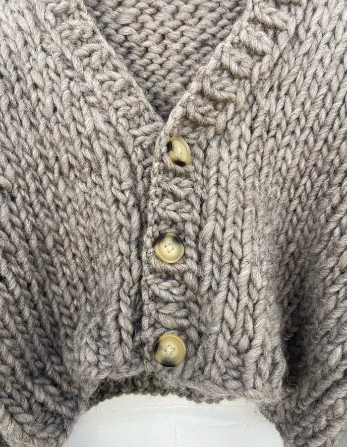 WORN + WILDER // The Basic Cardi // Grey